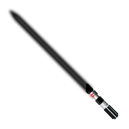 Black lightsaber