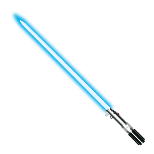 Blue lightsaber