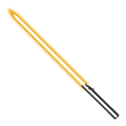 Gold lightsaber