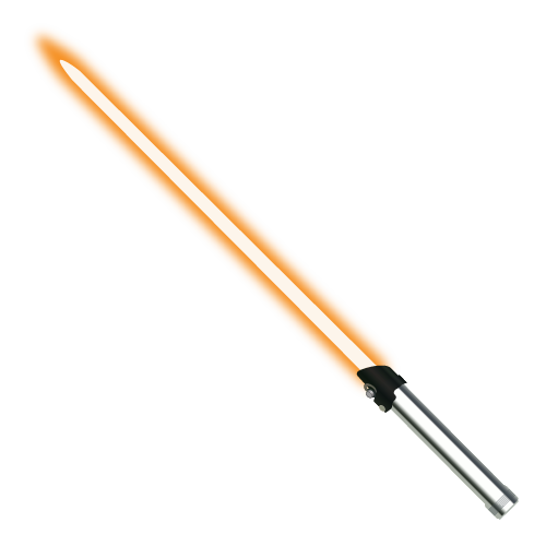 Orange lightsaber