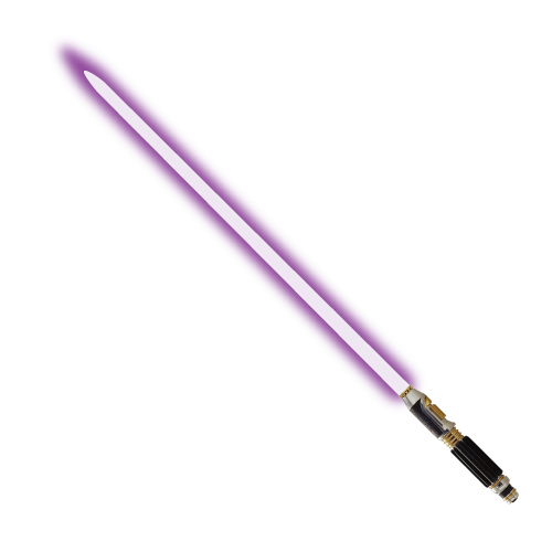 Purple lightsaber