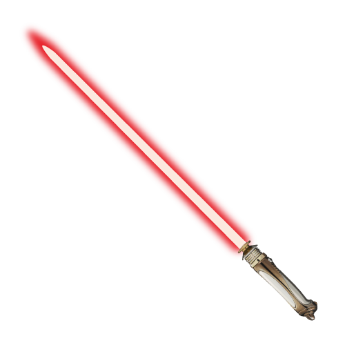 Red lightsaber