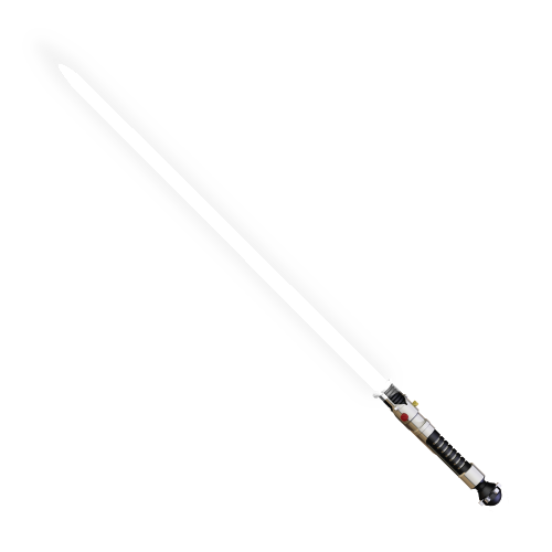 White lightsaber