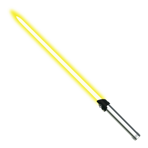 Yellow lightsaber